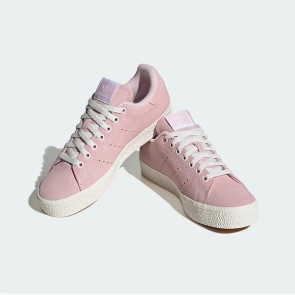 adidas Shoes - Adidas Stan Smith CS Shoes Women Suede Size 8 Pink New with Box.